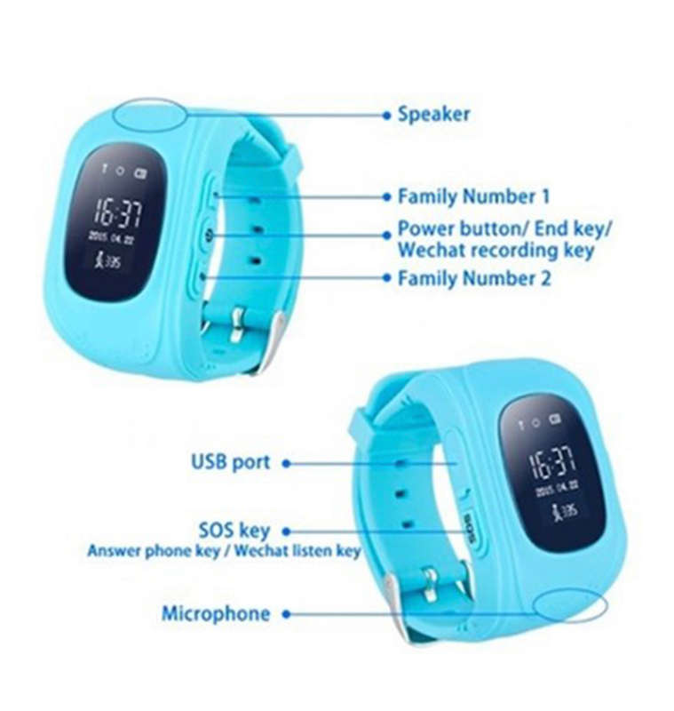KidsGW300 Smart Watch & GPS Tracker w/ Parental App, Calls, Voice Notes(PINK)