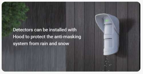 Ajax System - MotionProtect Outdoor Detector - Dual Sensor