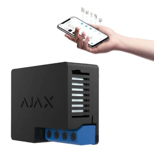 Ajax System - Relay 12vDC - For Low Voltage switching appliances and control of Gates, Gerage etc.