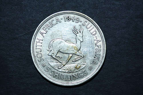 Crazy R1.00 Start - 1949 Five Shillings #2