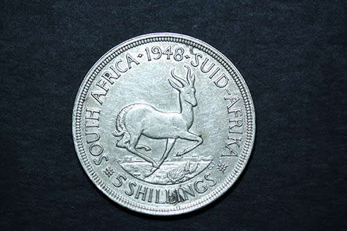 Crazy R1.00 Start - 1948 Five Shillings #3