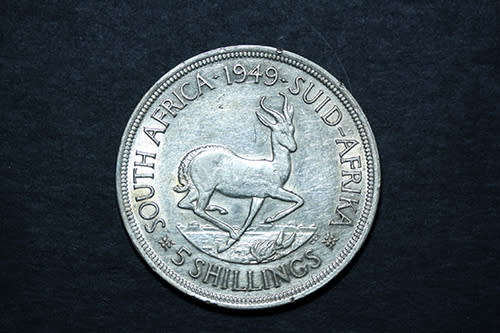 Crazy R1.00 Start - 1949 Five Shillings #4