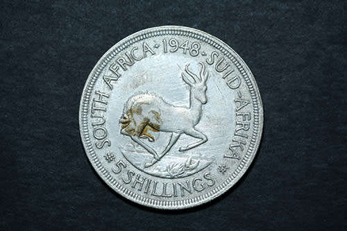 Crazy R1.00 Start - 1948 Five Shillings #6