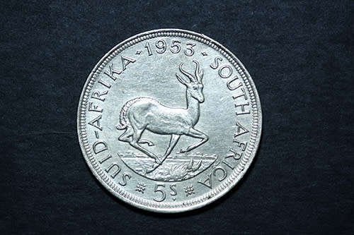 Crazy R1.00 Start - 1953 `Exceedingly Rare` Five Shillings #8