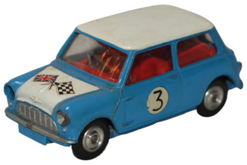 Corgi Toys Vintage  227 Morris Mini Cooper Car Competition Model (1962-65) Extremely rare!