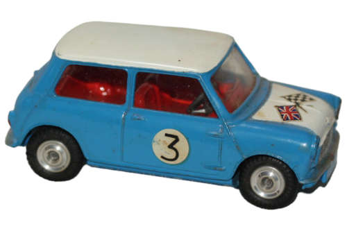 Corgi Toys Vintage  227 Morris Mini Cooper Car Competition Model (1962-65) Extremely rare!