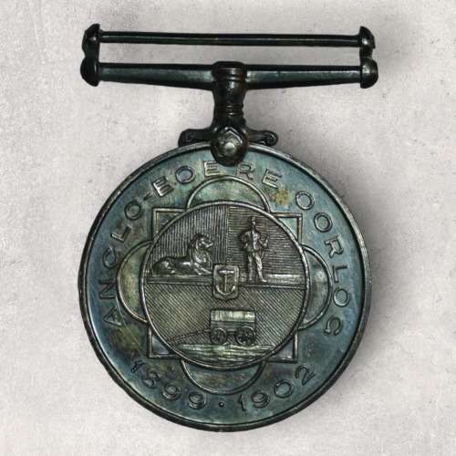 Anglo Boere Oorlog / Anglo Boer War Medal - to Burger. J.P Grobler.