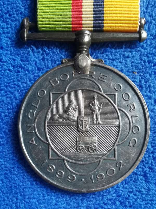 ANGLO BOER WAR - ABO Medal - Burger A.D. SMIT.