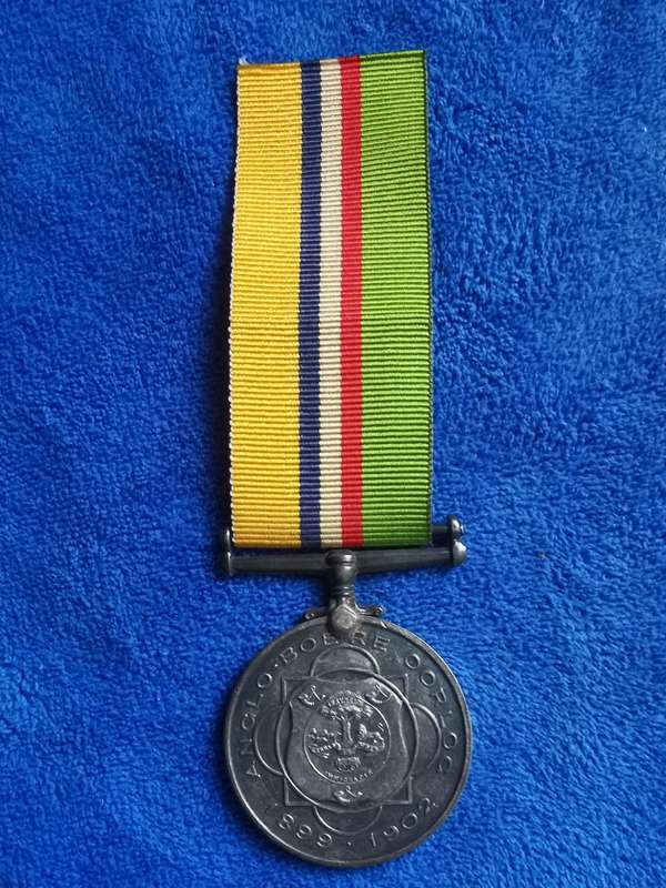 ANGLO BOER WAR - ABO Medal - Burger A.D. SMIT.