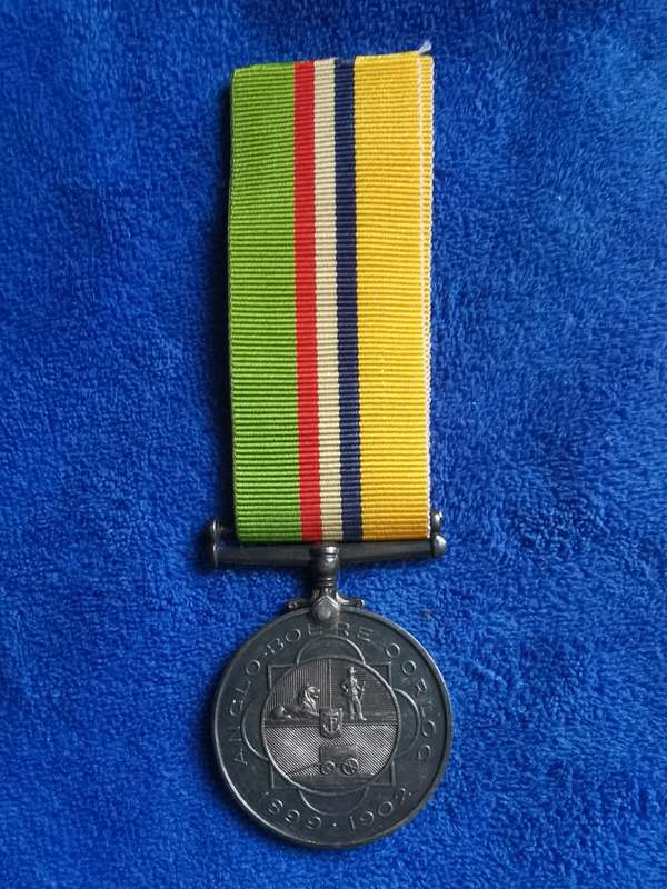ANGLO BOER WAR - ABO Medal - Burger A.D. SMIT.