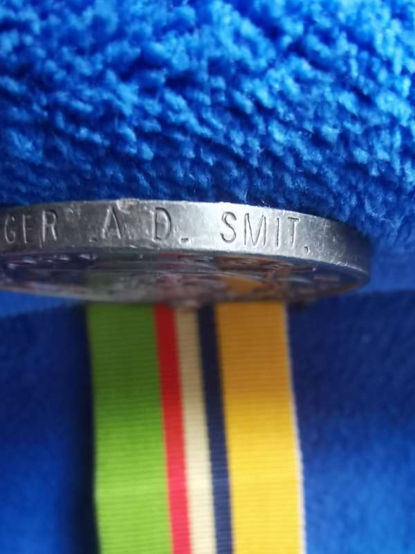 ANGLO BOER WAR - ABO Medal - Burger A.D. SMIT.