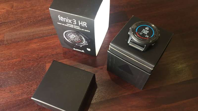 Garmin fenix 3 HR Sapphire + w/Silicone & Metal Band - Ultimate Fitness & Hiking Watch
