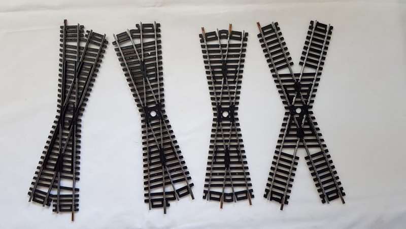 Lima HO track - set of 4 cross