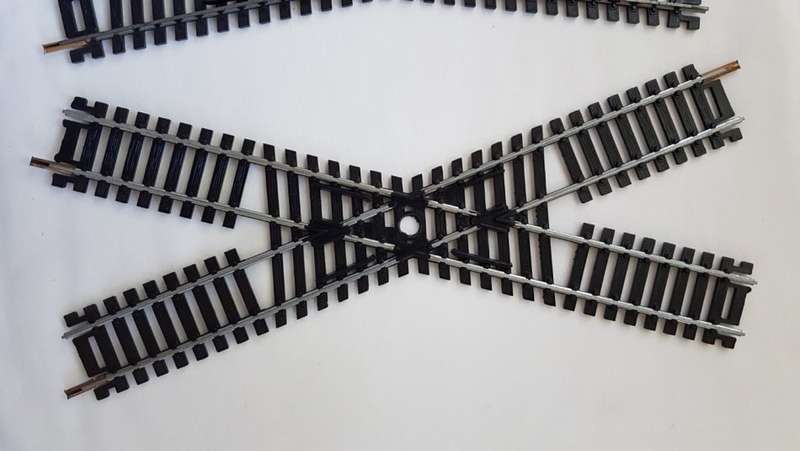 Lima HO track - set of 4 cross
