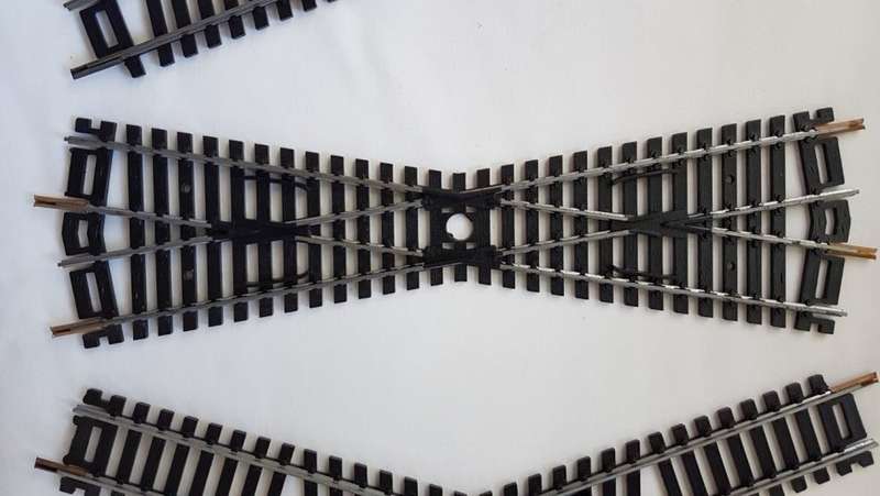 Lima HO track - set of 4 cross