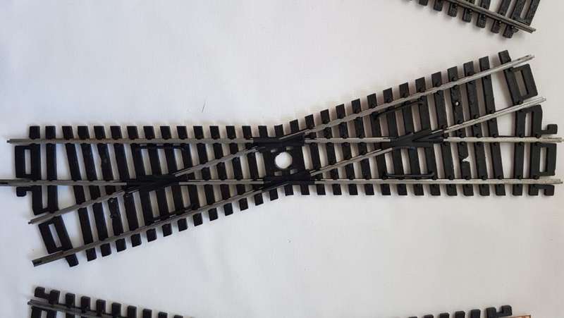 Lima HO track - set of 4 cross