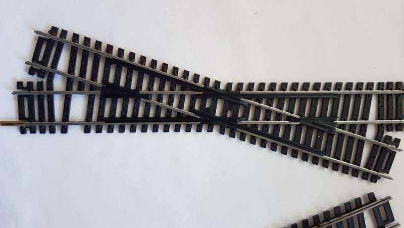 Lima HO track - set of 4 cross