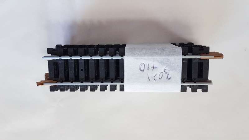 Lima HO track - straight track 111.5mm