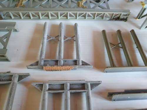 HO Lima bridge scrapyard