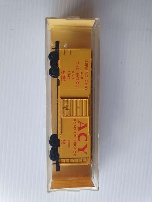 n scale Micro Trains goods wagon