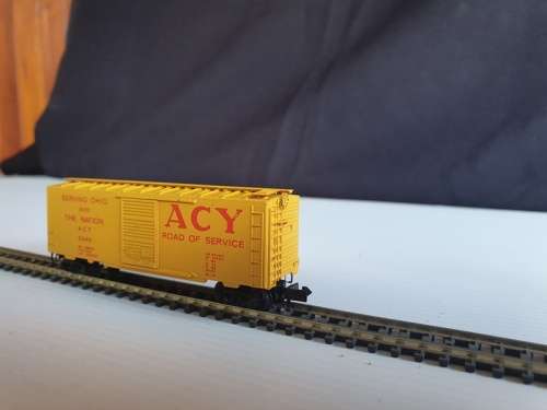 n scale Micro Trains goods wagon
