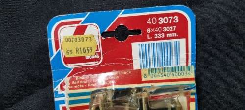 Lima HO 403073 straight track in blister pack