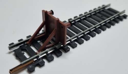 HO Lima track - buffer stop