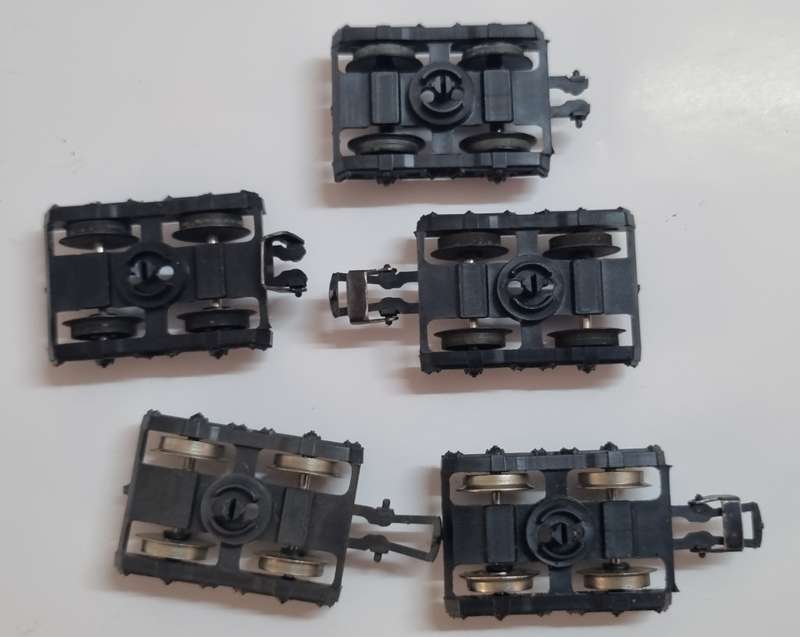 HO Lima bogie scrapyard (no 1)
