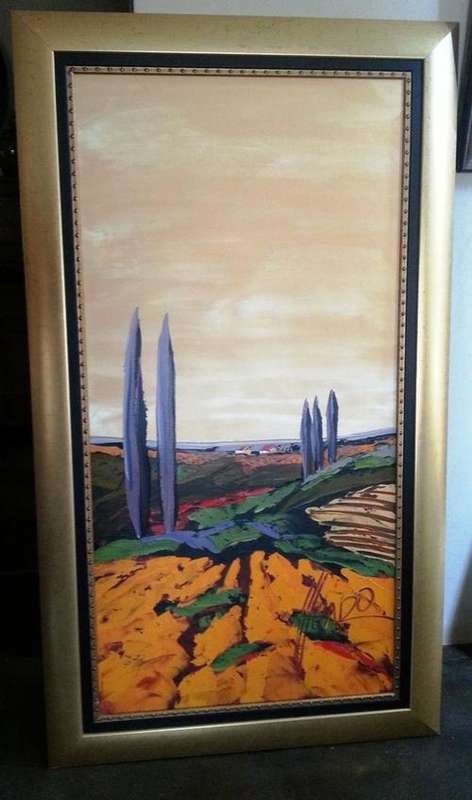 Munro painting framed size 1,6mx900mm