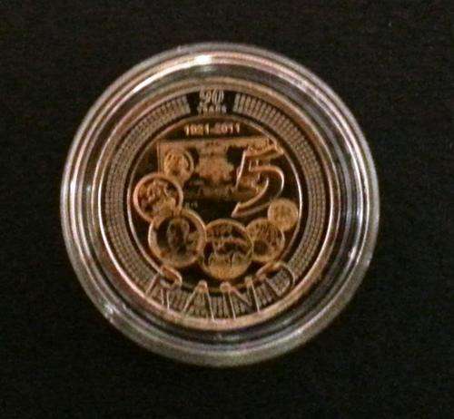2011 SARB 90th Anniversary Uncirculated R5