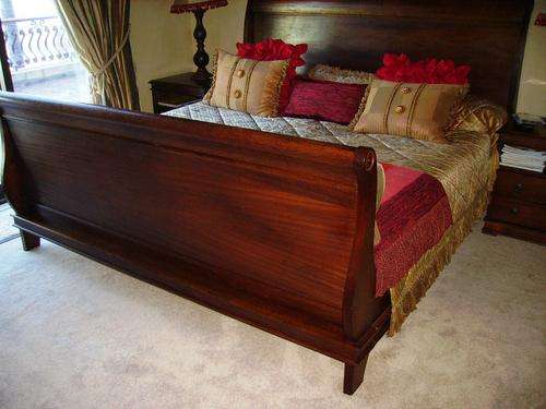 Slee Bed, 2 Pedestals, Bench in front of bed, Matress