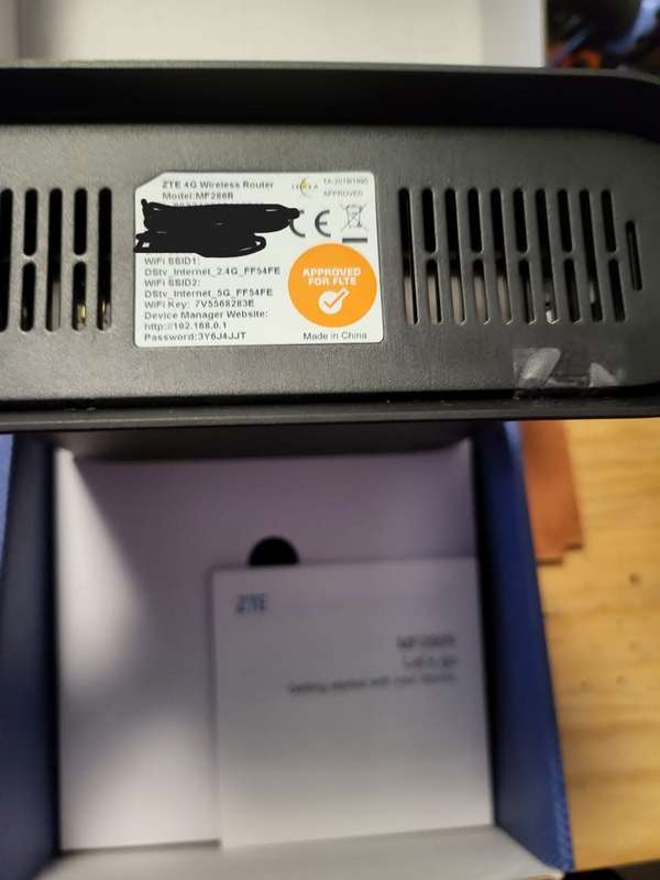 ZTE MF 286R Wifi Router (DSTV Branded)