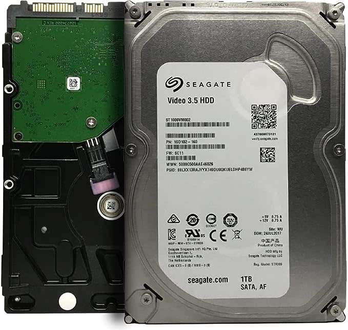 1TB Seagate 3.5` Video Hard Drive (100% Working)