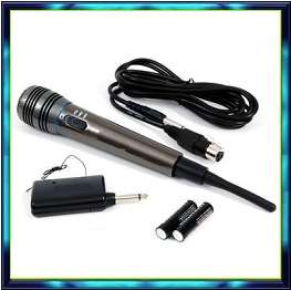 Wired and Wireless Microphone