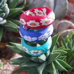 POLYMER CLAY RING - Pink