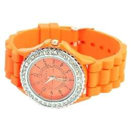 Watch With Silicone Band
