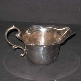 Silver plated cream jug
