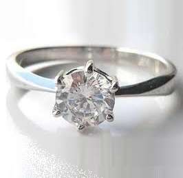 1.00ct Sim Diamond Solitaire Engagement Ring - Size 8