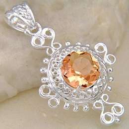 MORGANITE PENDANT & FREE chain