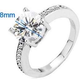 2.84 Carat Cr. Diamond Solitaire Engagement Ring