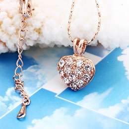 Swarovski Elements Heart Pendent Necklace