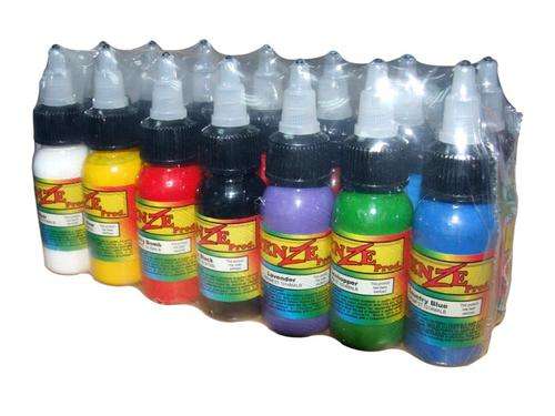 15 pack mixed 1oz intenZe color tattoo ink