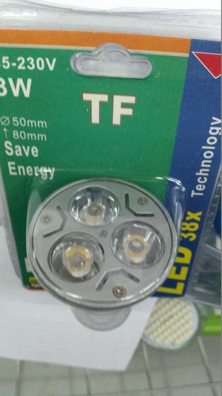 3 LED 3 Watt bulb