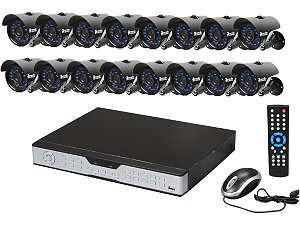 16 Channel CCtv Security System includes 900TVL Cameras & Accessories HDMI smartphone + online view