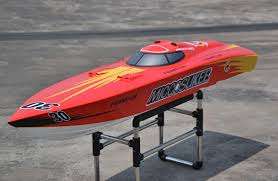 High speed 47' VEE 26cc engine Gas Flame O Boat RTF G26D