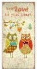 Owl Fridge Magnet (Metal)