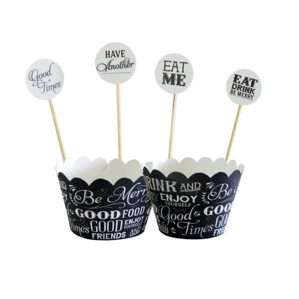 Chalk Board Classic Cup Cake Kit