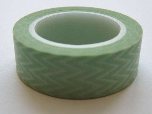 Mint Green Chevron Washi Tape