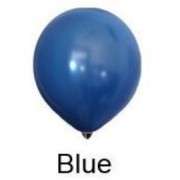 Blue Metallic Latex Balloons