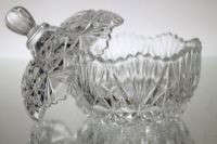 Crystal sugar bowl